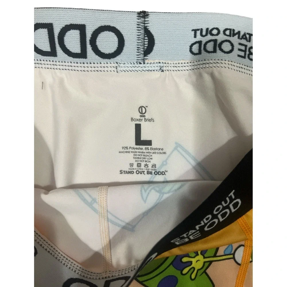 Odd Sox SpongeBob SQUAREPANTS Novelty Boxer Briefs Underwear Men's L 36-38 NWT